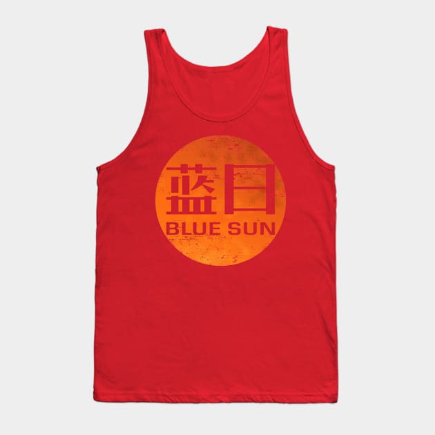 Blue Sun (not) Tank Top by BrownWoodRobot